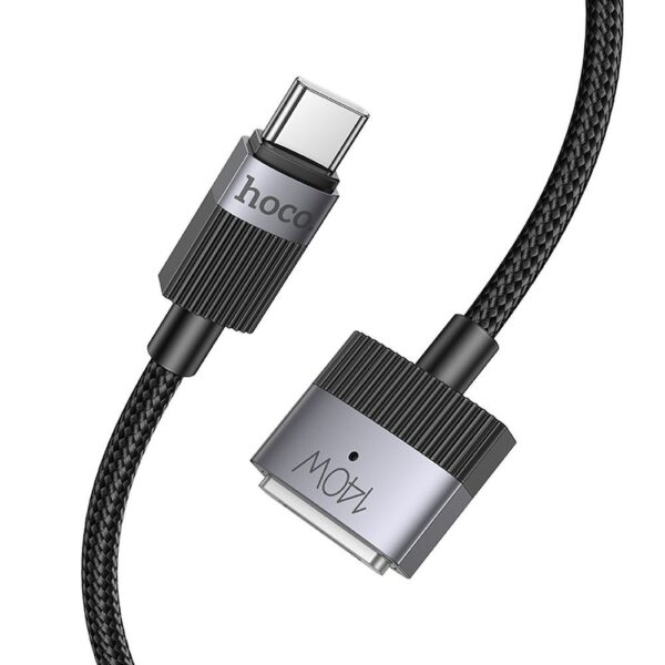 af713873f20b5bbefe40b30f3d382eaf Cable USB C to Mag3 Hoco 5A 140W magnetic 1,8 m U141 black