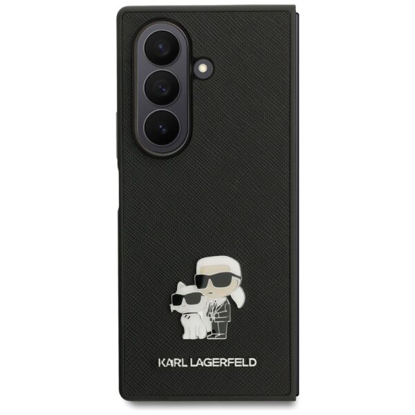 KARL LAGERFELD case for SAMSUNG Z Fold7 KLHCZFD7SAPKCNPK (Saffiano KC PIN) black