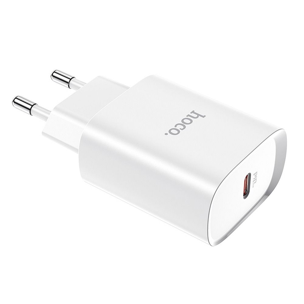 c467a5e4b20ec81d47fe97eab8fc3b96 Phone charger Hoco USB C PD 20W N14 white