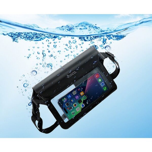 c8184983fce123d17cbc77df7e292434 EOL Waterproof case for mobile phone Hoco IPX8 HX51 black