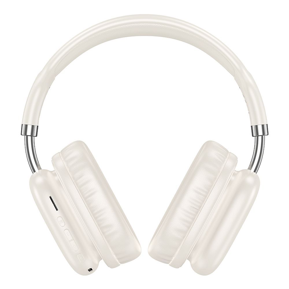 d253ec80376067a7b69ddd4824ecd58e HOCO wire headphones bluetooth W52 milky white