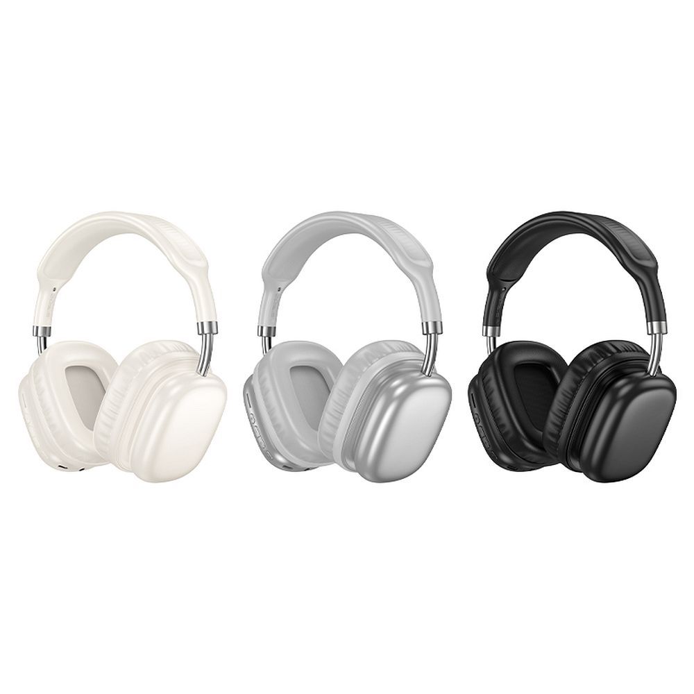 d2f765a095f66e5f1fc1be9a45f49795 HOCO wire headphones bluetooth W52 milky white