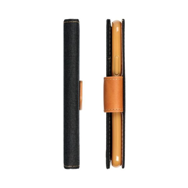 e82cba9de728794c9967b1dba6f9e832 CANVAS Book case for SAMSUNG S24 Plus black