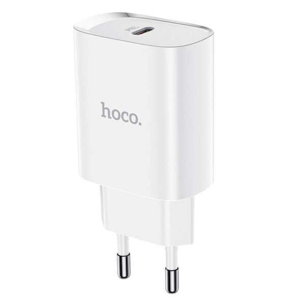 ecbf5d1725b5601ee5399d9b0b4c0890 Phone charger Hoco USB C PD 20W N14 white