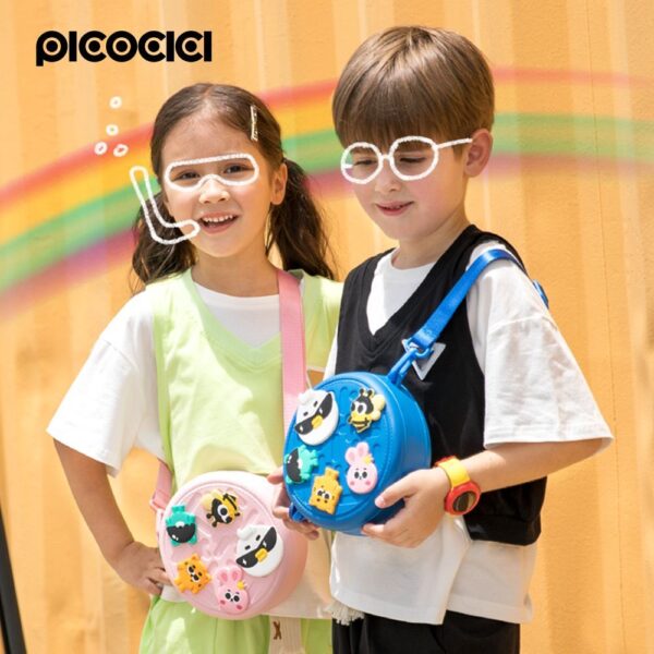 PICOCICI Kids Round Bag K36 blue