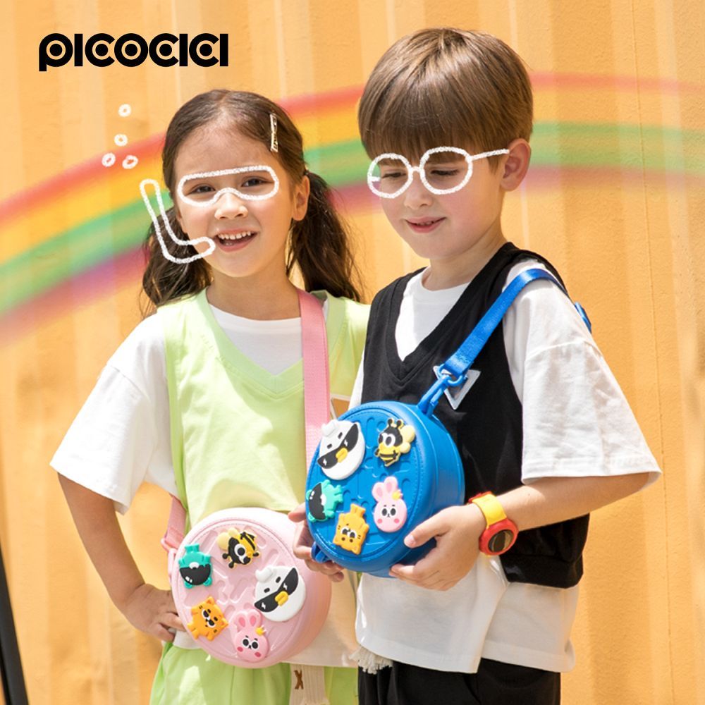 PICOCICI Kids Round Bag K36 blue