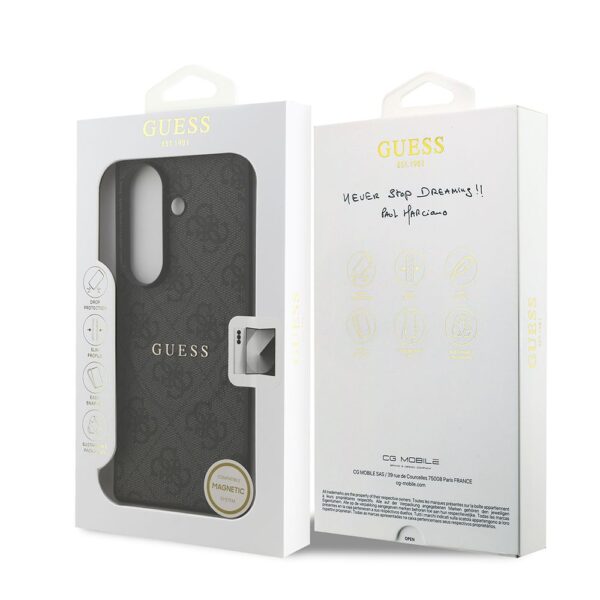 GUESS case for SAMSUNG Z Fold7 GUHMZFD7P4MSEGCK (Magnetic 4G PU W/ Classic) black