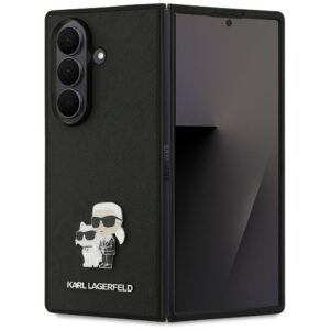 KARL LAGERFELD case for SAMSUNG Z Fold7 KLHCZFD7SAPKCNPK (Saffiano KC PIN) black