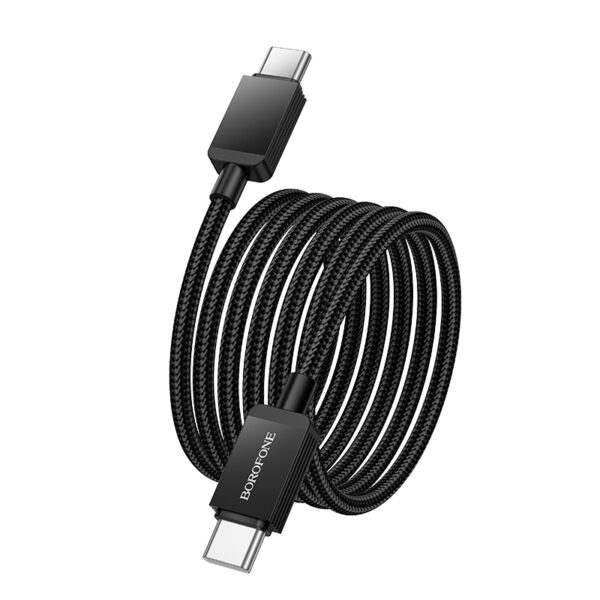 Borofone Cable BX120 Placer - Type C to Type C - PD 60W 1 metre black