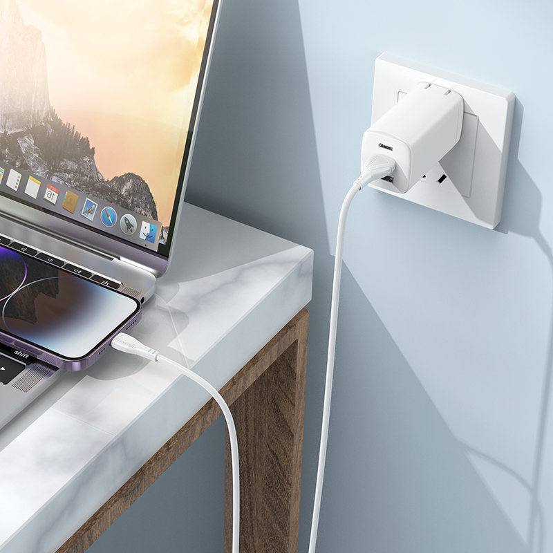 Borofone Cable BX121 Energy - USB to Lightning - 2,4A 1 metre white