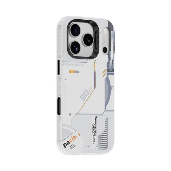 Benks Dynamic Magnetic Mecha Case (E070) for Iphone 17 Pro Max white (Camera Control Button)