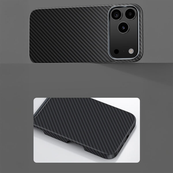 Benks Magnetic Armor Air Kevlar Case Metal Frame 600D (0068) for Iphone 17 Air black