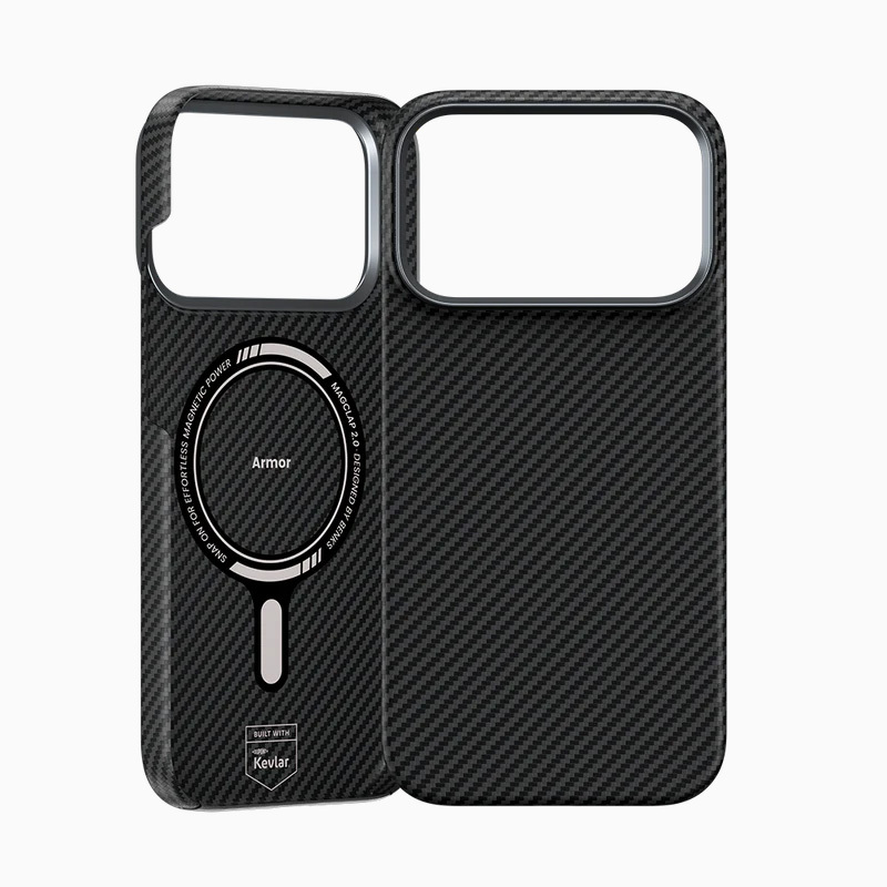 Benks Magnetic Armor Air Kevlar Case Metal Frame 600D (0070) for Iphone 17 Pro Max black