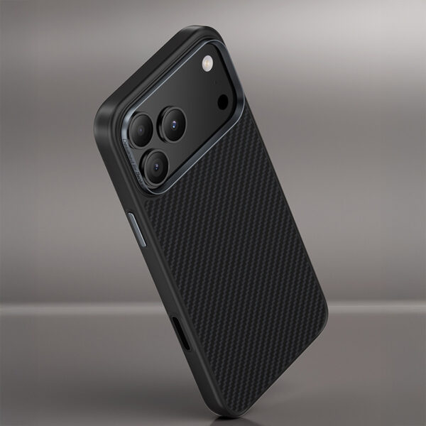 Benks Magnetic Armor Pro Kevlar Case Metal Frame 600D (A068) for Iphone 17 Air black (Camera Control Button)