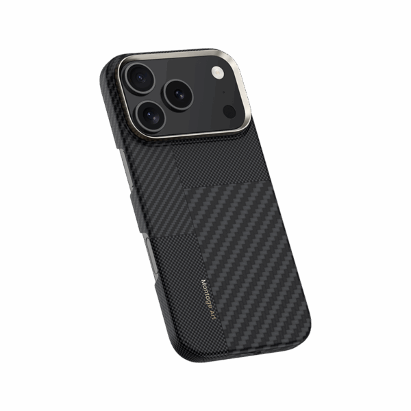 Benks Montage Magnetic Armor Air Kevlar Case Metal Frame 600D+1500D (MB69) for Iphone 17 Pro black