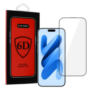 Tel Protect Full Glue 6D Tempered Glass for IPHONE 17 AIR BLACK