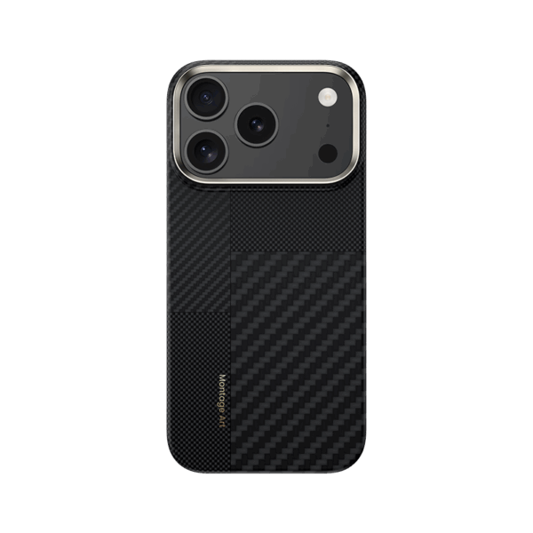 Benks Montage Magnetic Armor Air Kevlar Case Metal Frame 600D+1500D (MB70) for Iphone 17 Pro Max black