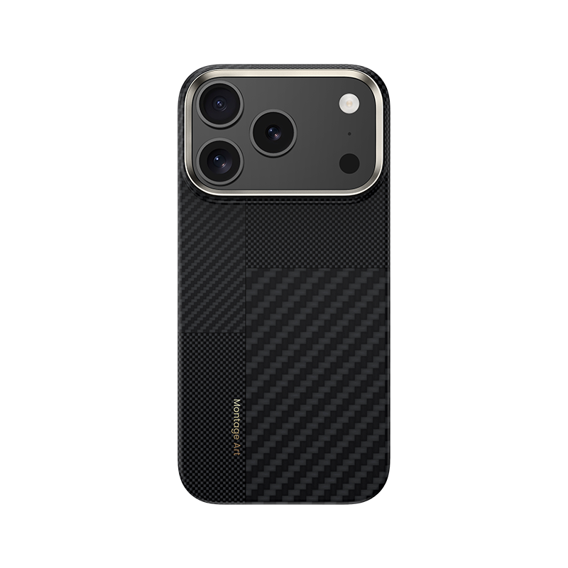 Benks Montage Magnetic Armor Air Kevlar Case Metal Frame 600D+1500D (MB70) for Iphone 17 Pro Max black