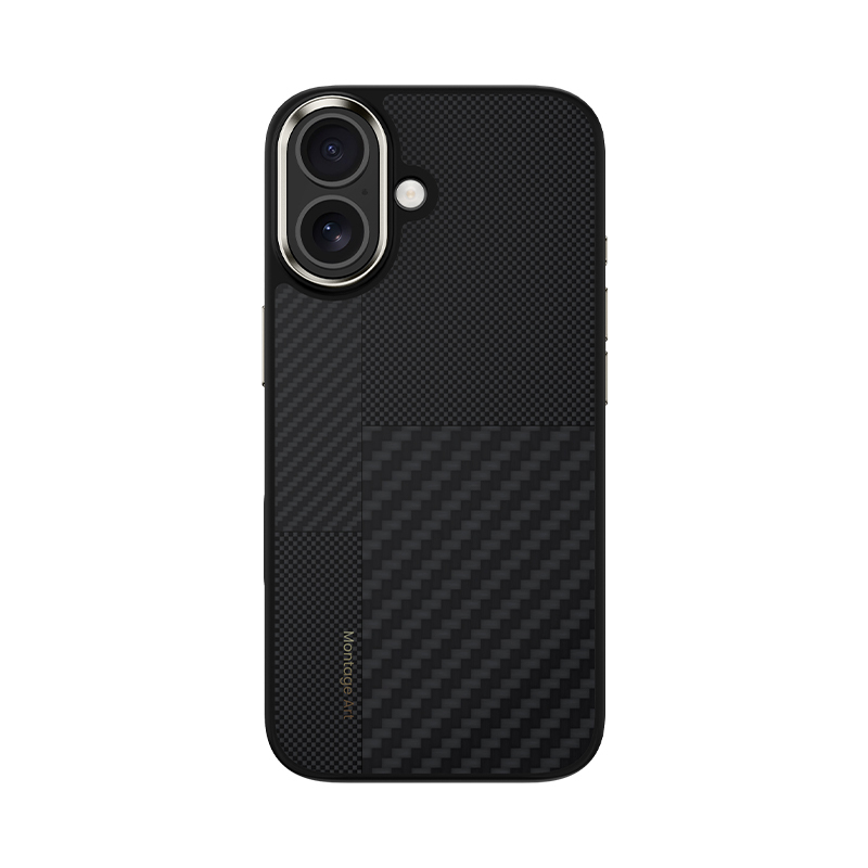 Benks Montage Magnetic Armor Pro Kevlar Case Metal Frame 600D+1500D (MA67) for Iphone 17 black (Camera Control Button)