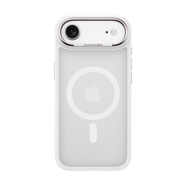 Benks Magnetic Mist Case Metal Frame (0068) for Iphone 17 Air white (Camera Control Button)