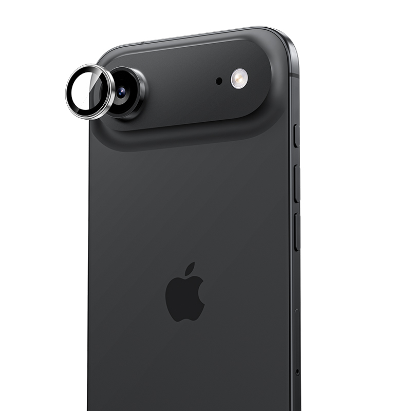 Benks Tempered glass Glass Warrior Metal Lens Protector on camera for Iphone 17 Air (lens 1 piece) black