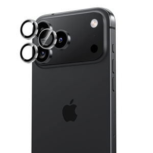 Benks Tempered glass Glass Warrior Metal Lens Protector on camera for Iphone 17 Pro/17 Pro Max (lens 3 pieces) black