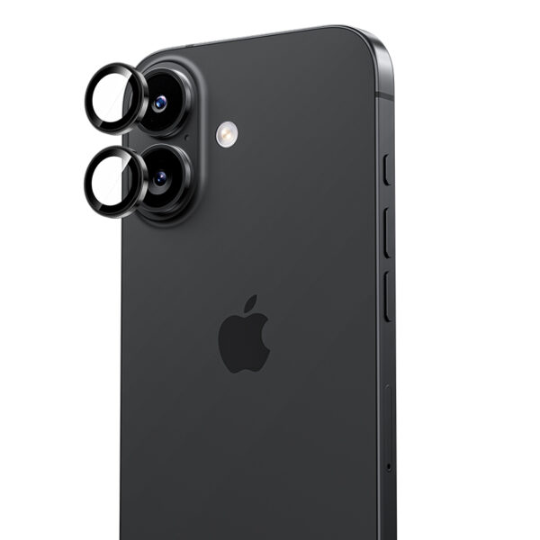 Benks Tempered glass DR Sapphire Lens Protector on camera for Iphone 17 (lens 2 pieces) black