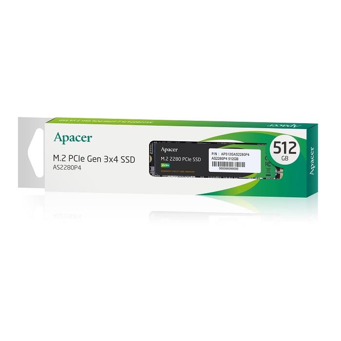 Δίσκος SSD Apacer AS2280P4 512GB M.2 NVMe Gen3