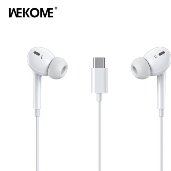 Ακουστικά WK YA17 USB-C Λευκό