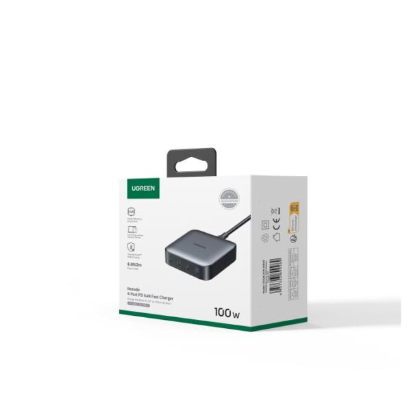 Φορτιστής Σπιτιού GaN II PD 100W UGREEN CD328 90928 4 Θέσεων