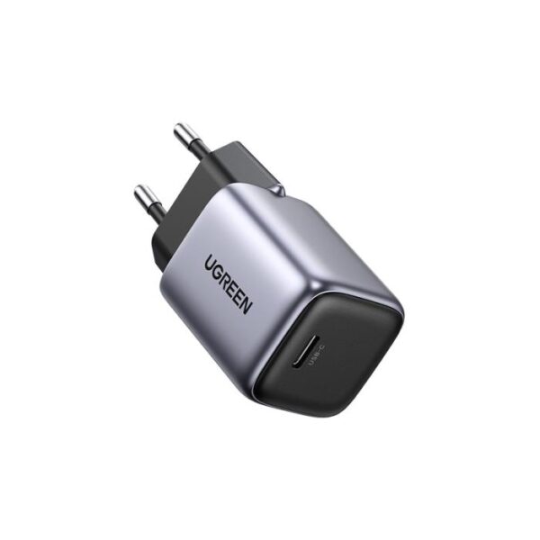 Φορτιστής Σπιτιού GaN PD 30W UGREEN CD319 25257, με καλώδιο USB-C 60W 1m Γκρί