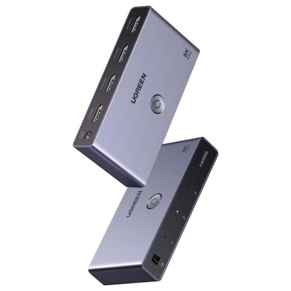 HDMI Switch 3 Θέσεων 8K/60Hz UGREEN CM624 15604, με USB τροφοδοσία