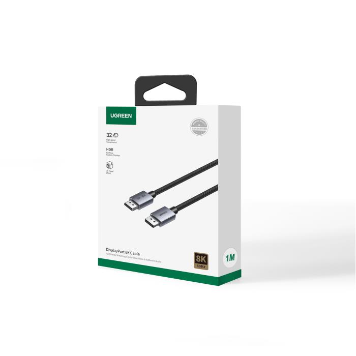 Καλώδιο DP 1.4 M/M 8K/60Hz UGREEN DP120 25906 3m Μαύρο