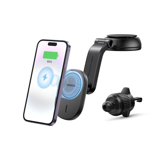 Βάση Στήριξης Smartphone UGREEN CD345 15120,με Ασύρματη Φορτιση Magnetic για Αυτοκίνητο