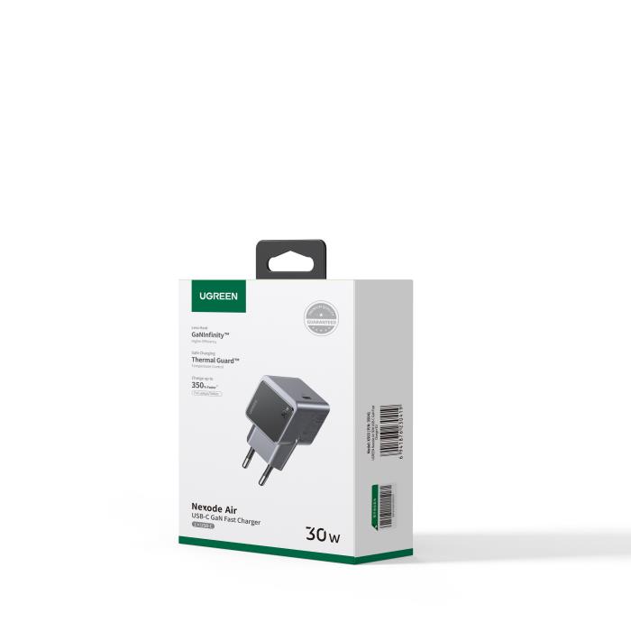 Φορτιστής Σπιτιού GaN PD 30W UGREEN X503 35041 1 Θέσης Γκρί