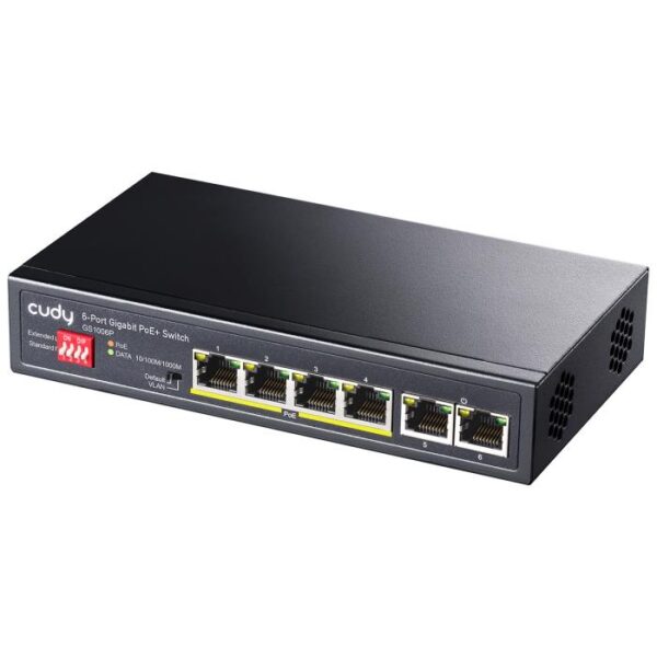 Switch 6 Θέσεων PoE Cudy GS1006P Gigabit