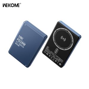 Power Bank 10000mAh PD 20W WK WP-79 1 Θέσης, με Ασύρματη Φόρτιση Magnetic Μπλέ