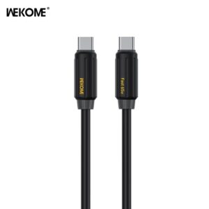 Καλώδιο Φόρτισης WK WDC-28 USB-C σε USB-C PD 65W 1m Μαύρο