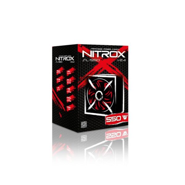 Τροφοδοτικό Υπολογιστή ATX Nitrox SL-550W v 2.4