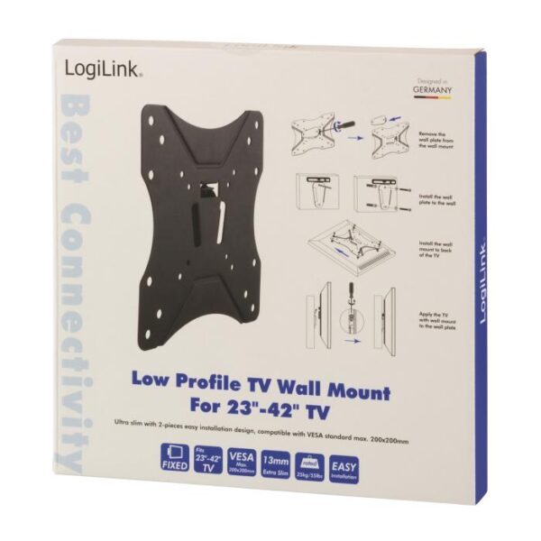 Βάση Τηλεόρασης Επιτοίχια LogiLink BP0004 23"- 42"
