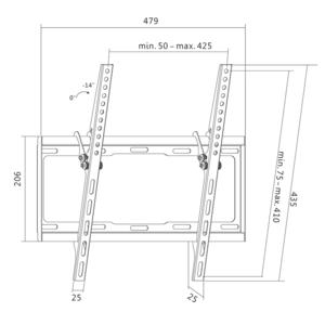 Βάση Τηλεόρασης Επιτοίχια LogiLink BP0012 32"-55"
