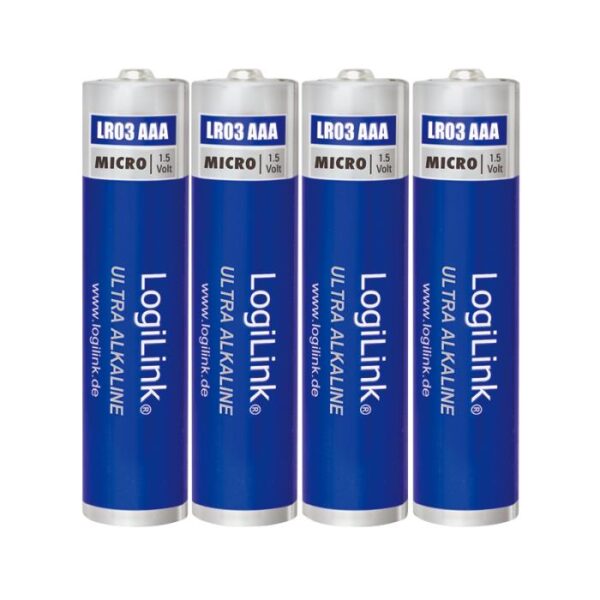 Μπαταρίες Αλκαλικές AAA LogiLink LR03B4 (4τμχ)