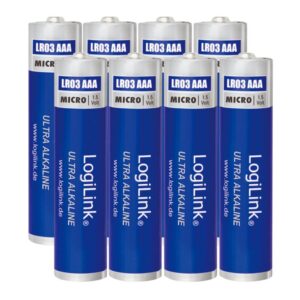 Μπαταρίες Αλκαλικές AAA LogiLink LR03F8 (8τμχ)