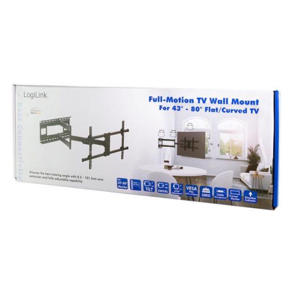 Βάση Τηλεόρασης Επιτοίχια LogiLink BP0138 43"-80"