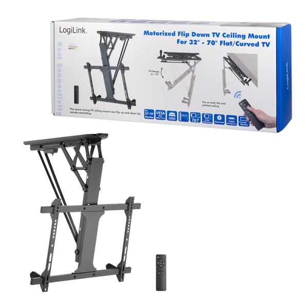 Βάση Τηλεόρασης Οροφής LogiLink BP0118 32"-70", με Tηλεχειριστήριο