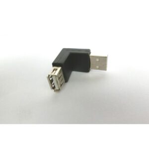 Αντάπτορας USB 2.0 M/F 90 Μοιρών Aculine AD-038