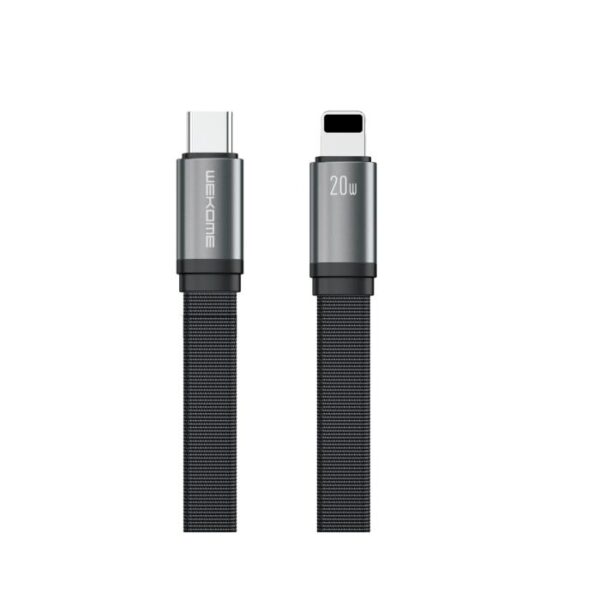 Καλώδιο Φόρτισης WK WDC-155 USB-C σε Lightning PD 20W 1.2m Μαύρο