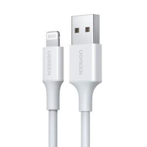 Καλώδιο Φόρτισης UGREEN US155 20728 USB σε Lightning 1m Λευκό