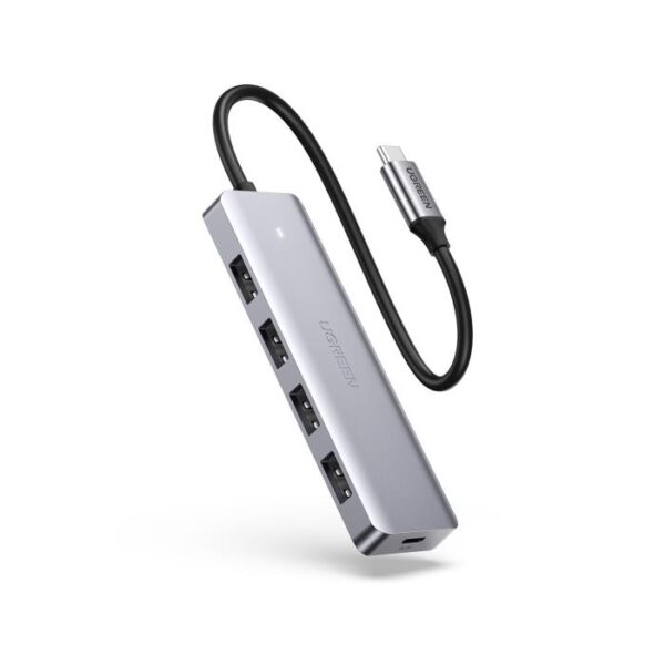 USB-C 3.0 Hub 4 Θέσεων UGREEN CM219 70336 Γκρί
