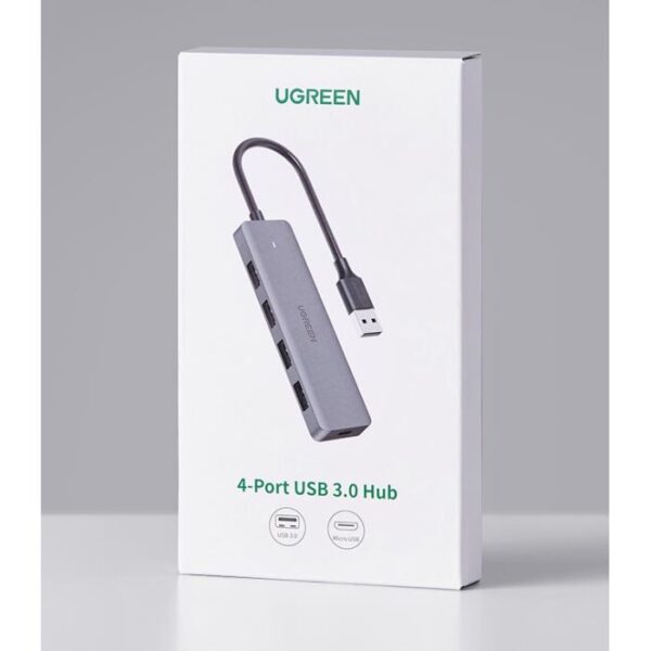 USB-C 3.0 Hub 4 Θέσεων UGREEN CM219 70336 Γκρί